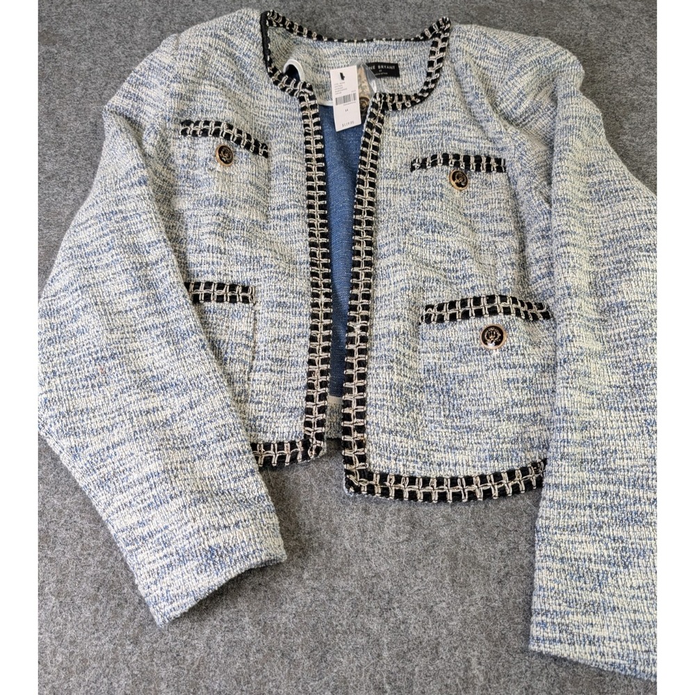 Lane Bryant Sweater Jacket Open Short Cardigan with Pockets Women's 14 NWT